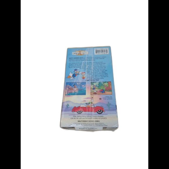 1992 happy summer days New sealed vhs cartoon classics - Picture 2 of 3